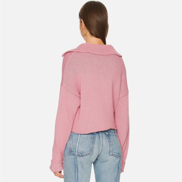 Show me your Mumu Pink Crop Sweater - Picture 2 of 10